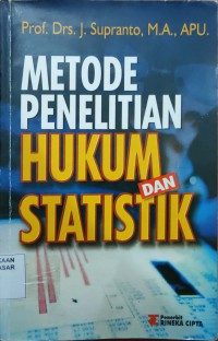 Image of Metode Penelitian Hukum dan Statistik